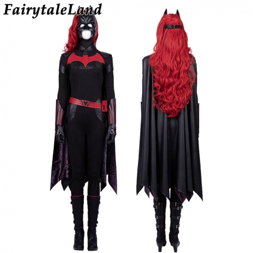 Batwoman 2019 Superheroine Ryan Wilder Jumpsuit Cosplay Costume