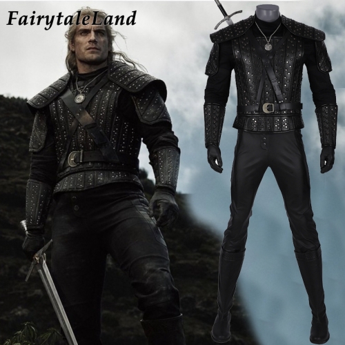 The Witcher White Wolf Geralt Cosplay Costume