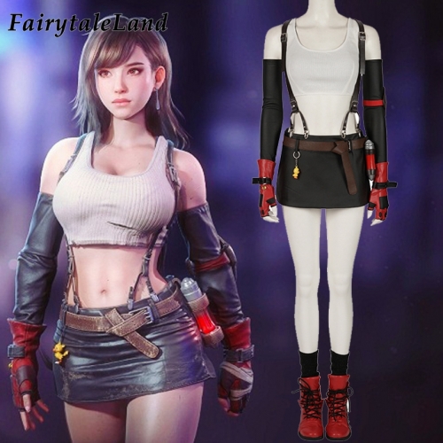 Final Fantasy VII Remake Tifa Cosplay Costume