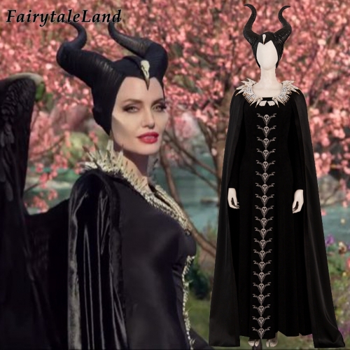 Movie Maleficent Woman Maleficent  Cosplay Costume