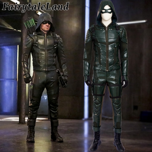 Arrow Season 5 Oliver Queen Cosplay Costume