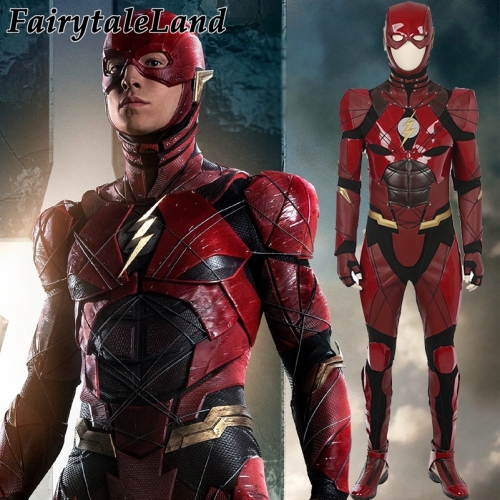 Justice League The Flash Barry Allen Cosplay Costume