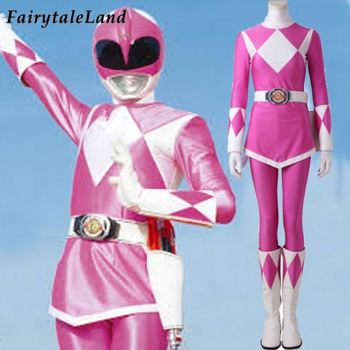 Power Ranger Mei Pink Ranger  Cosplay Costume