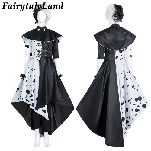 Movie Cruella Estella Cosplay Costume