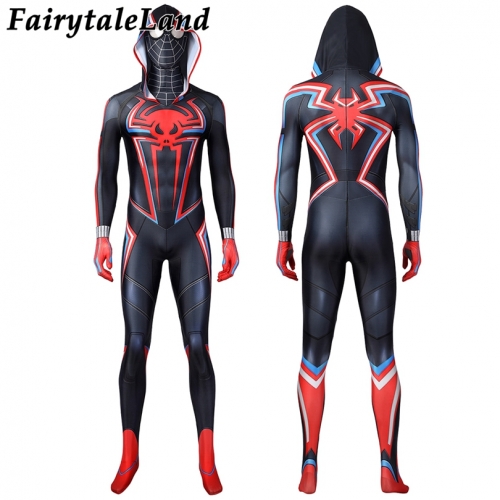 Spiderman PS5 Miles Morales 2099 Cosplay Costume