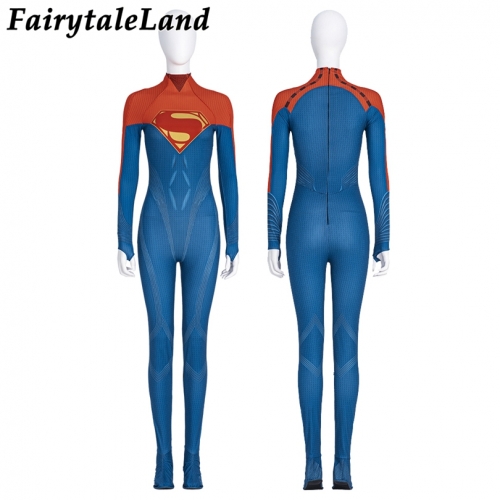 The Flash Supergirl Jumpsuit Cosplay  Costume