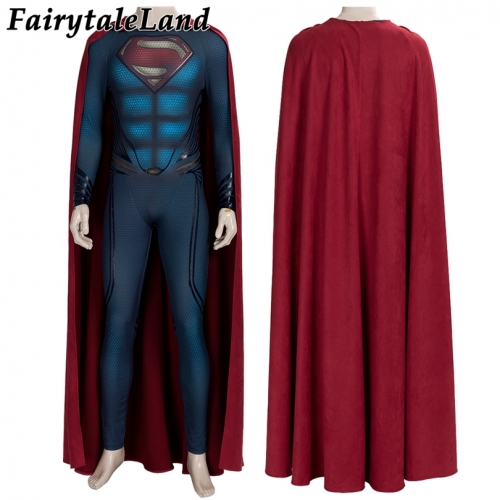 Superman Man of Steel Clark Kent Cosplay Costume