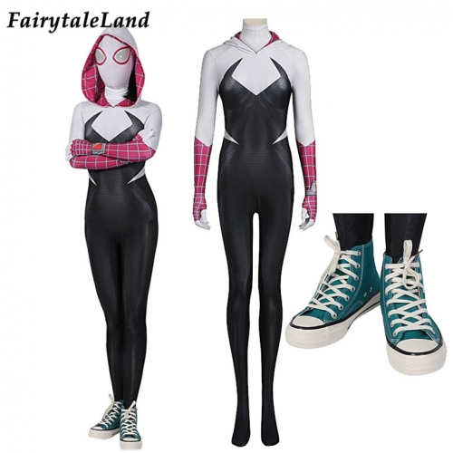 Spider-Man Across The Spider-Verse Gwen Stacy Cosplay Costume