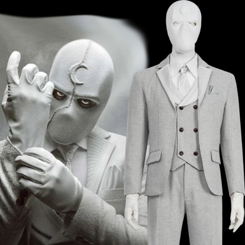 Moon Knight Cosplay Costume Mr. Knight Marc Spector Suit with Mask