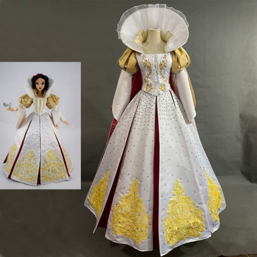 New Arrival Snow White Cosplay Costume Princess Diamond Luxury Party Gown