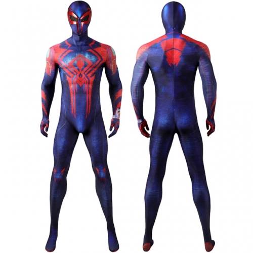 Across The Spider-Verse Cosplay Spiderman 2099 Miguel O'Hara Costume Printing Zentai