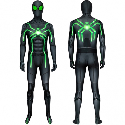 Spider-Man PS4 Stealth Big Time Suit Cosplay Costume Printing Zentai