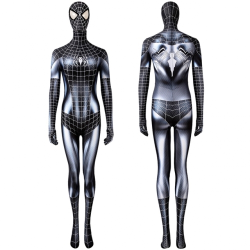 Spiderman Black Cat Cosplay Costume Printing Zentai