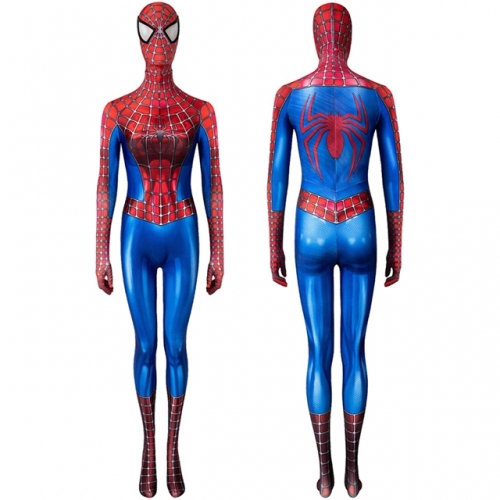 Spider Man Peter Parker Tobey Maguire Cosplay Costume Printing Zentai