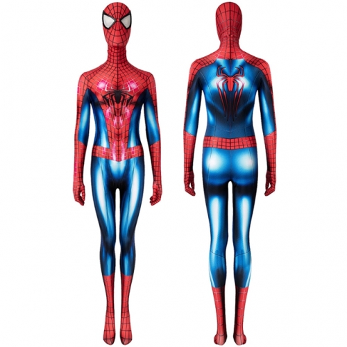 The Amazing Spider-Man 2 Peter Parker Cosplay Costume Printing Zentai