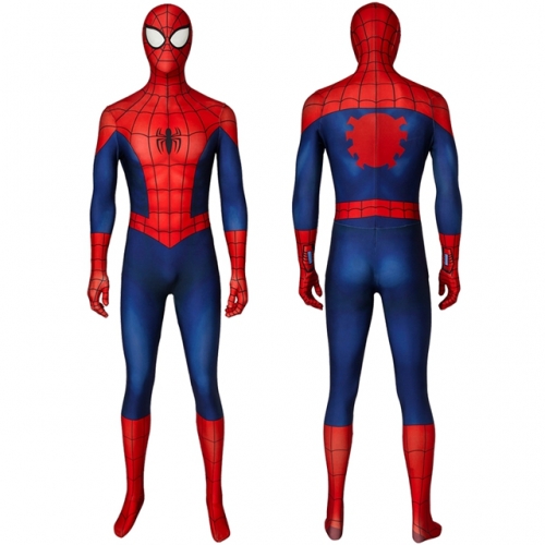 Ultimate Spider-Man Season1 Peter Parker Cosplay Costume Printing Zentai