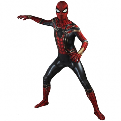 Avengers Infinity War Peter Parker Cosplay Spider-Man Costume Printing Zentai