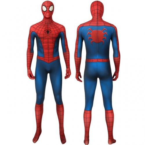 Marvel's Spider-Man Classic Suit Damaged Cosplay Costume Printing Zentai