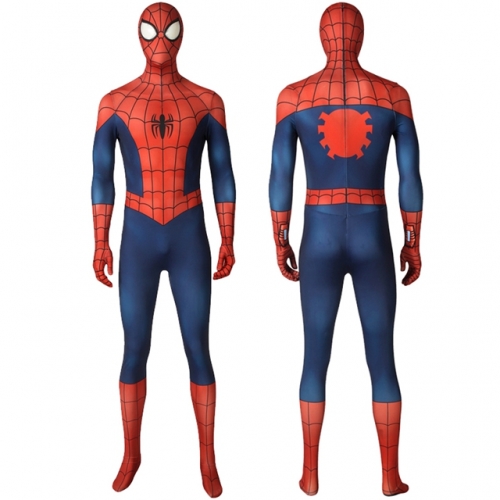 Ultimate Spider-Man Season1 Peter Parker Cosplay Costume Printing Zentai