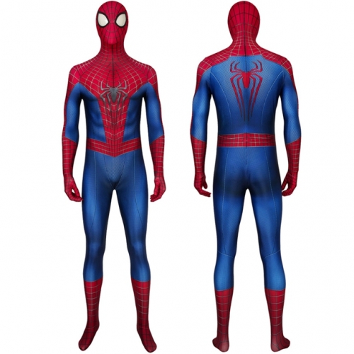 The Amazing Spider-Man 2 Cosplay Spiderman Peter·Parker Costume Printing Zentai