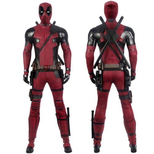 Deadpool 2  Wade Wilson Cosplay Costume With Helmet