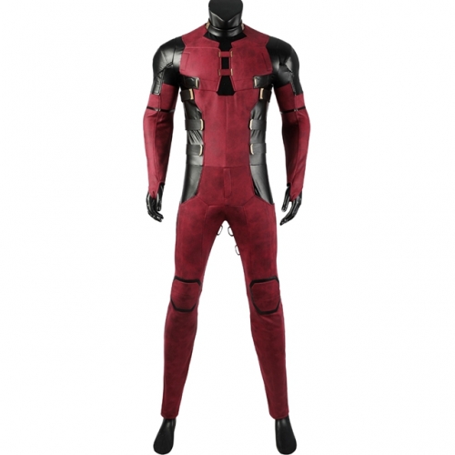 Deadpool 3 Wade Wilson Cosplay Red Jumpsuit