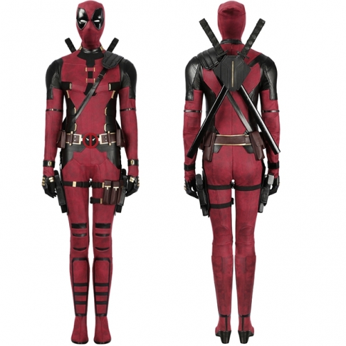 Female Deadpool Cosplay Costume