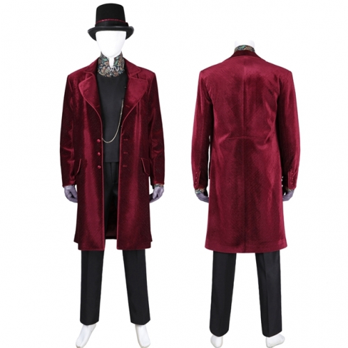 Charlie and the Chocolate Factory Willy Wonka Cosplay Costume