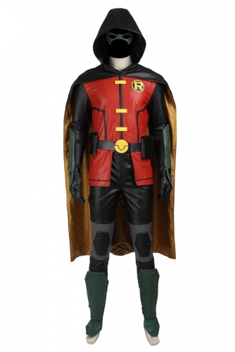 Batman Justice League vs. Teen Titans Robin Cosplay Costume