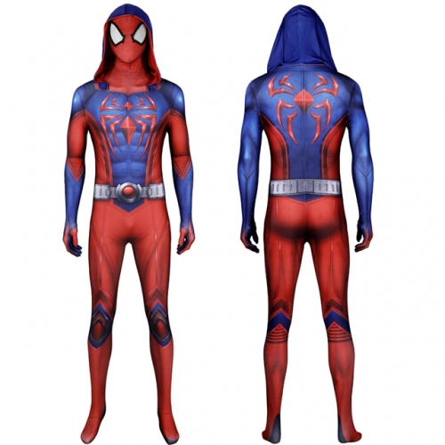 Marvel's Spider-Man 2 Peter Parker Scarlet III Suit Printing Jumpsuit