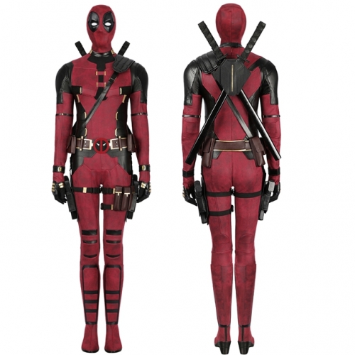 Female Deadpool Cosplay Costume