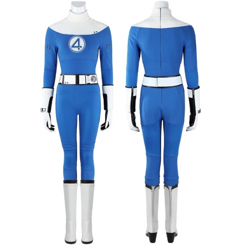 The Fantastic Four First Steps Invisible Woman Sue Storm Cosplay Costume