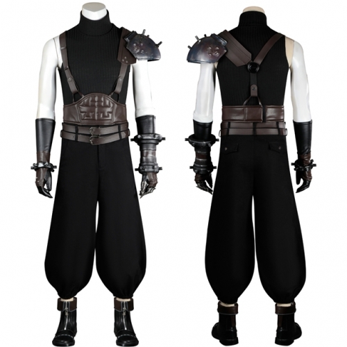 Final Fantasy VII Remake Cloud Strife Cosplay Costume FF7 Outfit with Armor