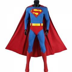 1978 Movie Superman Christopher Reeve Version Clark Kent Cosplay Costume