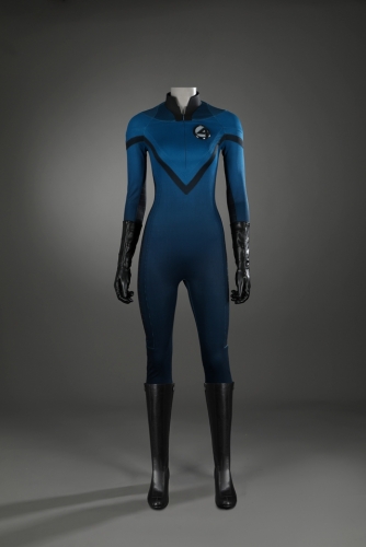 Fantastic Four 2005 Invisible Woman Sue Storm Cosplay Costume