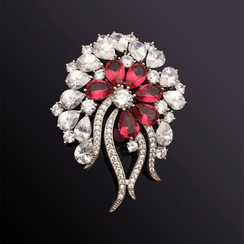 Fireworks, brooch