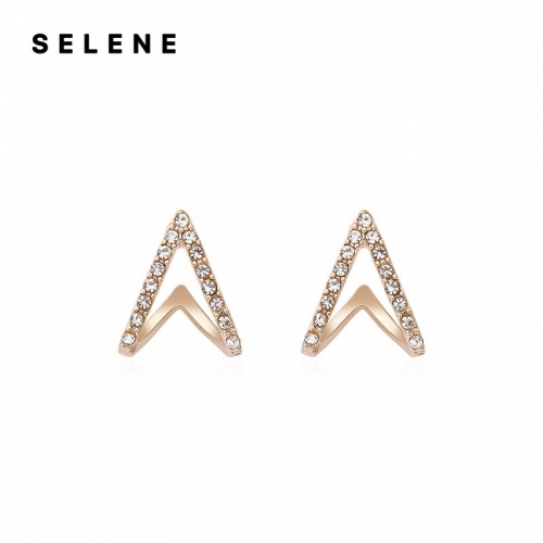 Earrings, alloy, anti-allergic