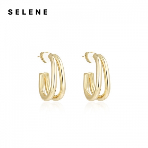 Earrings, alloy, 925 siver needle, anti-allergic