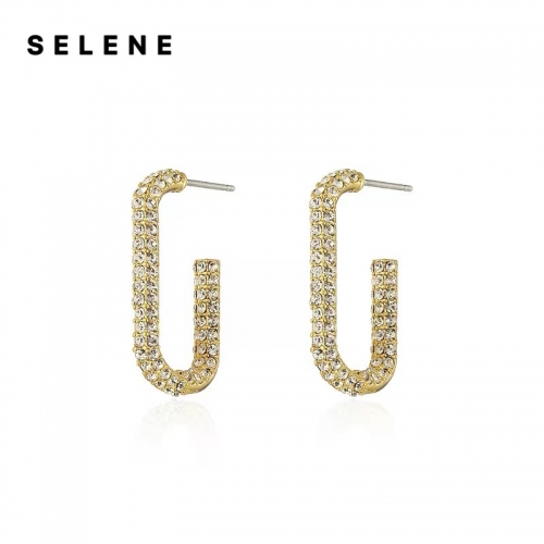 Earrings, alloy, anti-allergic