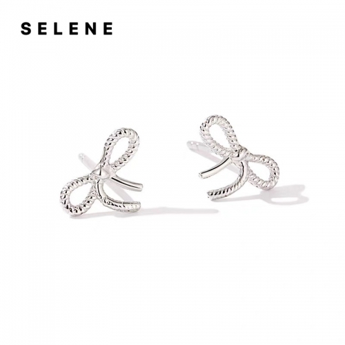 Earrings, 925 silver, gold plated