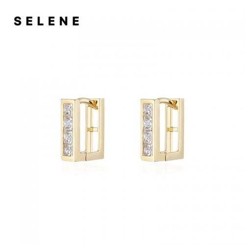 Earrings, alloy, anti-allergic