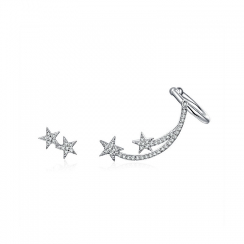 Boucles d'oreilles, argent 925, plaqué or