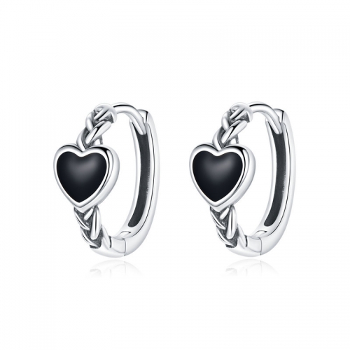 Boucles d'oreilles, argent 925, plaqué or