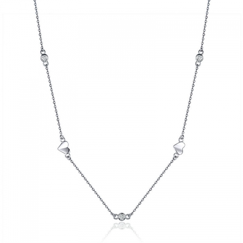 Collier, argent 925, plaqué or