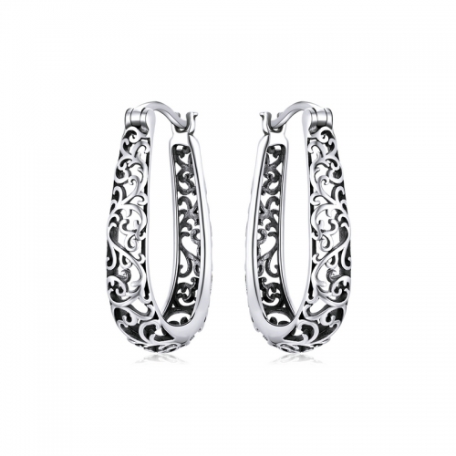 Boucles d'oreilles, argent 925