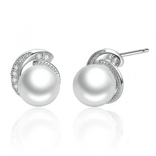 Boucle d'oreilles, argent 925, plaqué or