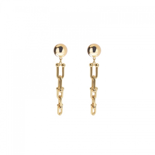 Arsis, earrings, copper and gold plated