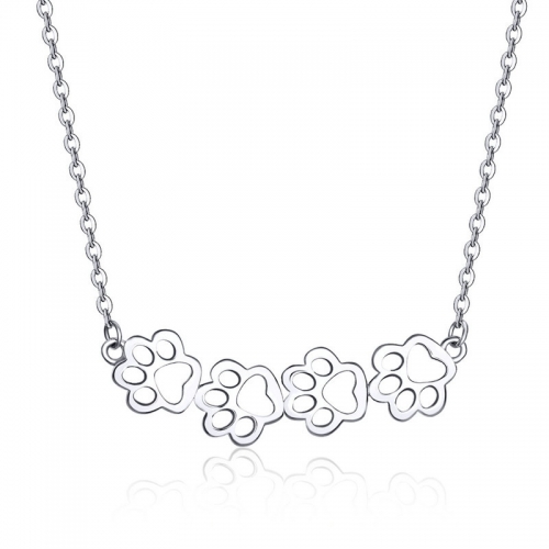 Collier, argent 925, plaqué or