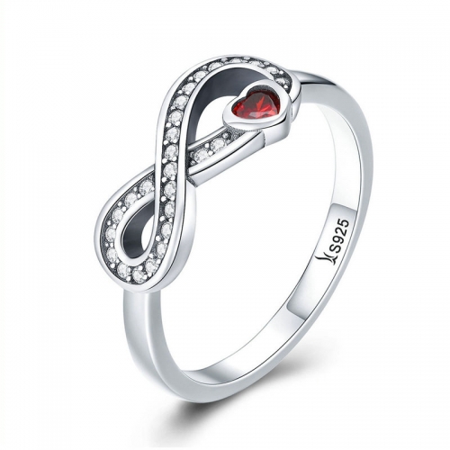 Ring, 925 silver, cubic zirconia