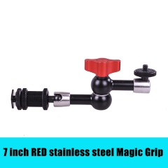 7' Red Stainless Steel Magic Grip